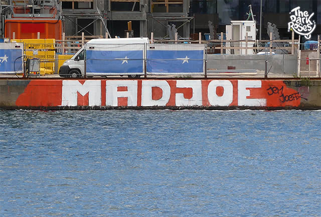 MadJoe made by Jem and JoeFix - The Dark Roses United Urban-Art - Islands Brygge, Copenhagen, Denmark 10. August 2016